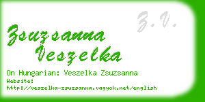 zsuzsanna veszelka business card